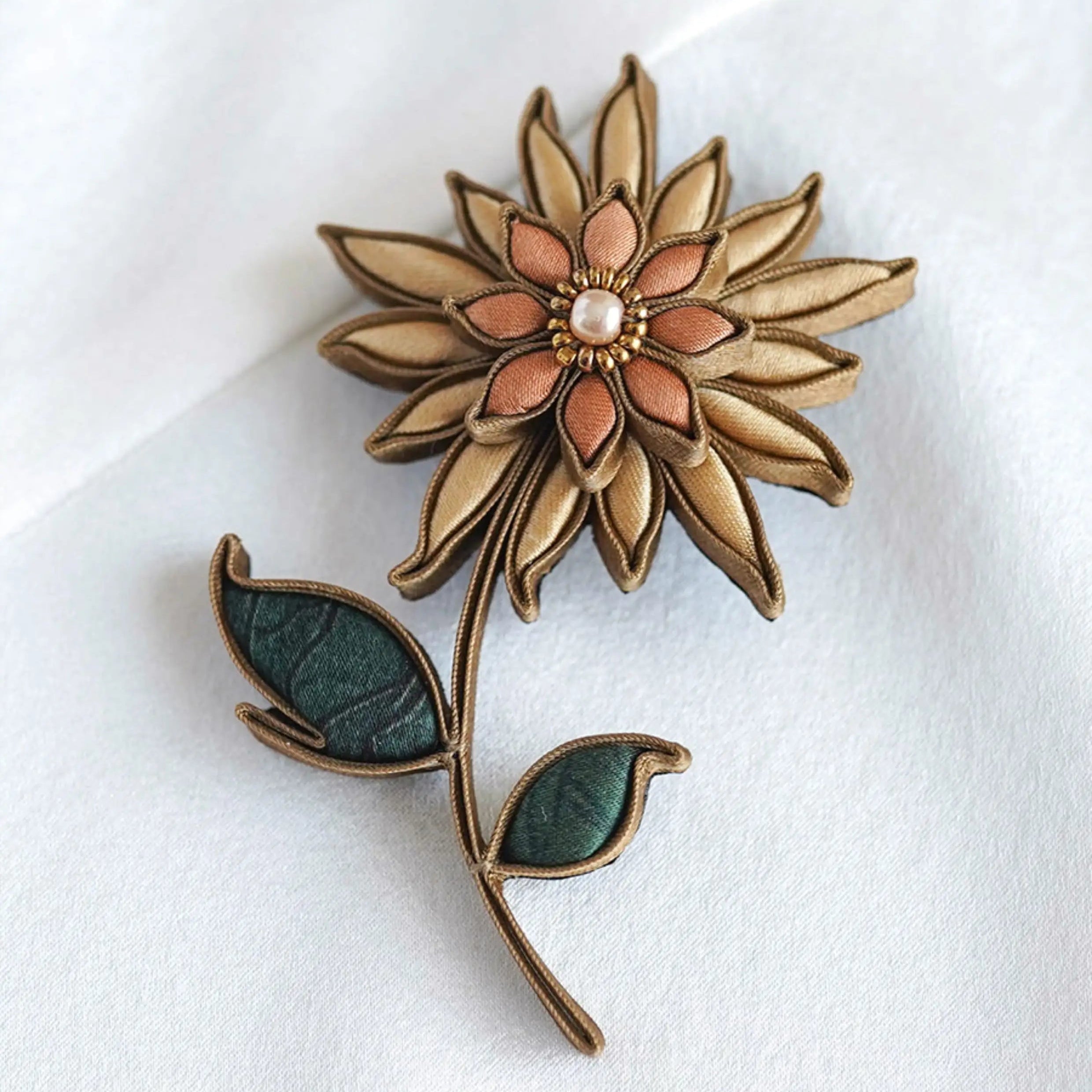 Sunflower Brooch