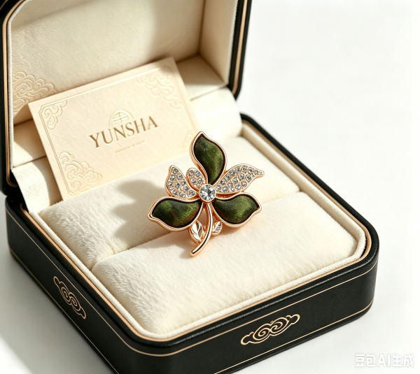 Three Petal Flower Brooch