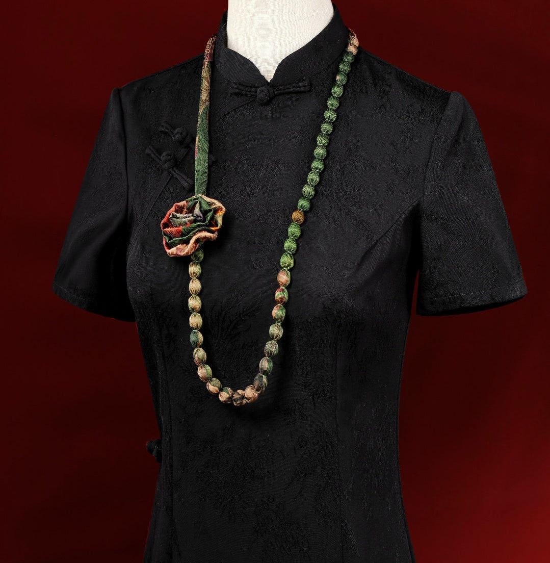 Rose Bodhi Necklace