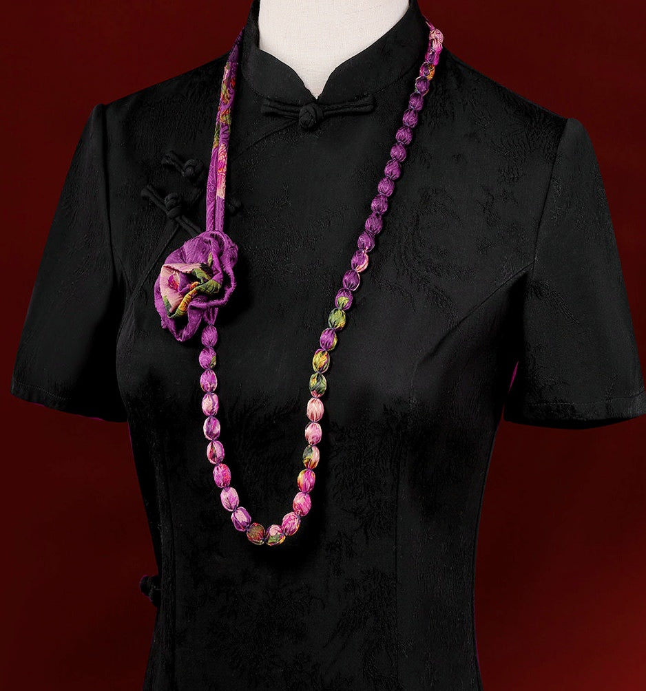 Rose Bodhi Necklace