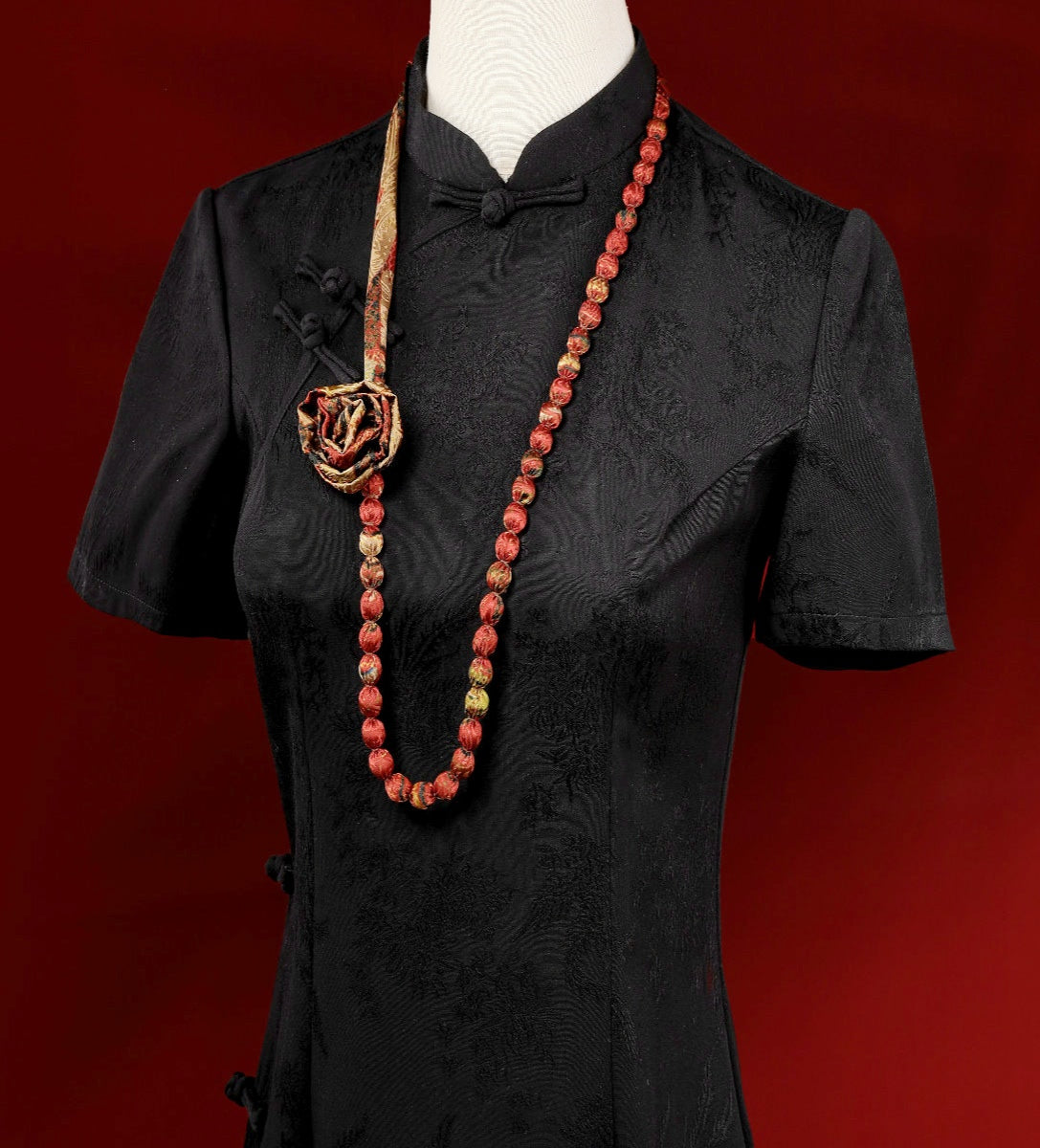 Rose Bodhi Necklace