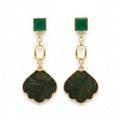 Seashell Petal Drop Earrings